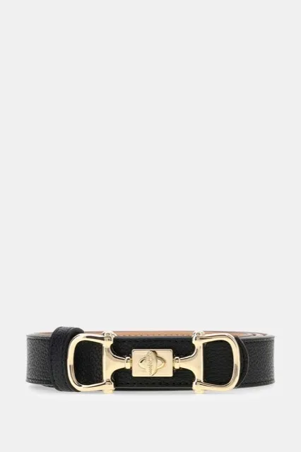Faux leather belt